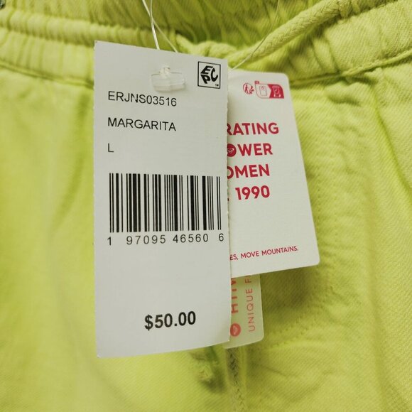 Roxy Womens Margarita Fringe Hem Shorts Size L Green Lightweight - Picture 6 of 6